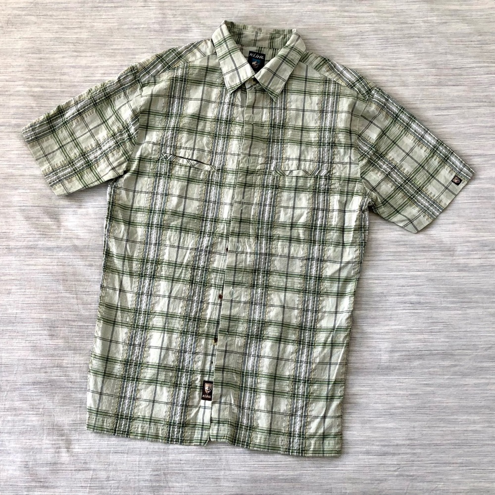 Kuhl quick-dry short sleeved button down, Medium